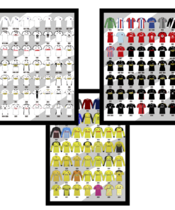 3 Cuadros Camisetas Historicas 1925-2026