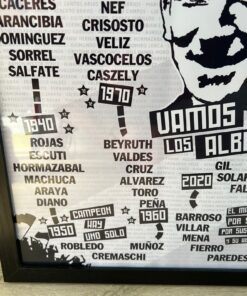 Alternative view of Cuadro Jugadores Historicos (30x40 cm)