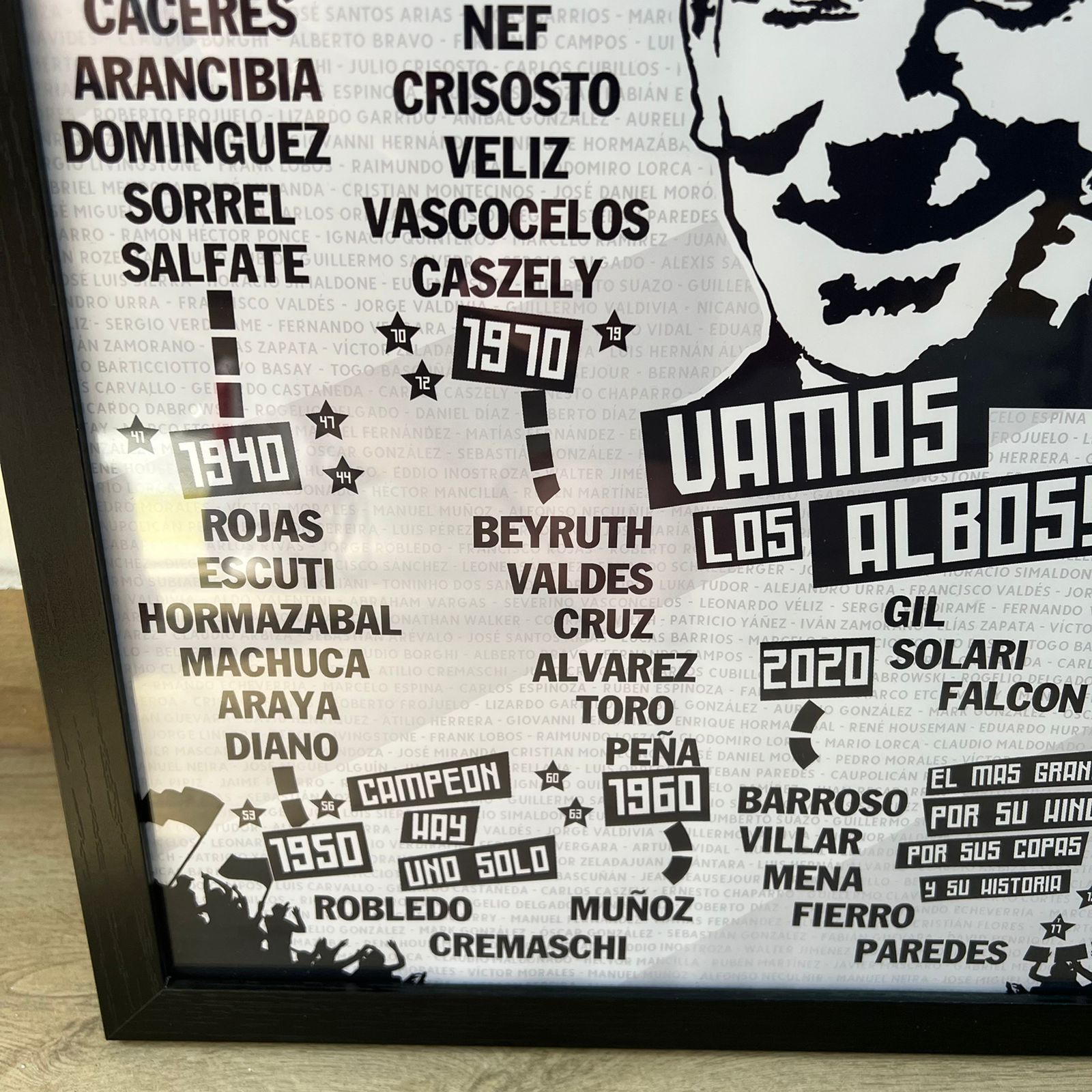 Cuadro Jugadores Historicos (30x40 cm) - Imagen 2