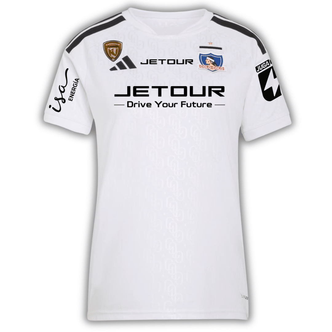 Camiseta Local Mujer Colo-Colo 2026 Adidas Oficial Full Estampada