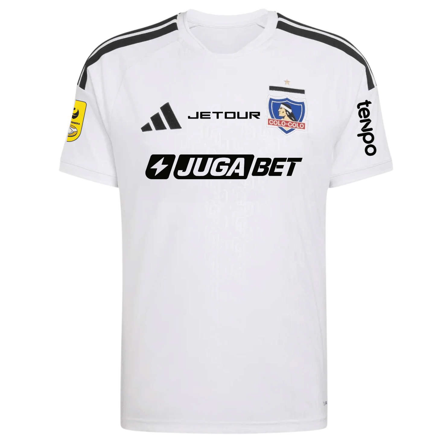 Camiseta Local Colo-Colo 2026 Juvenil Estampada Adidas