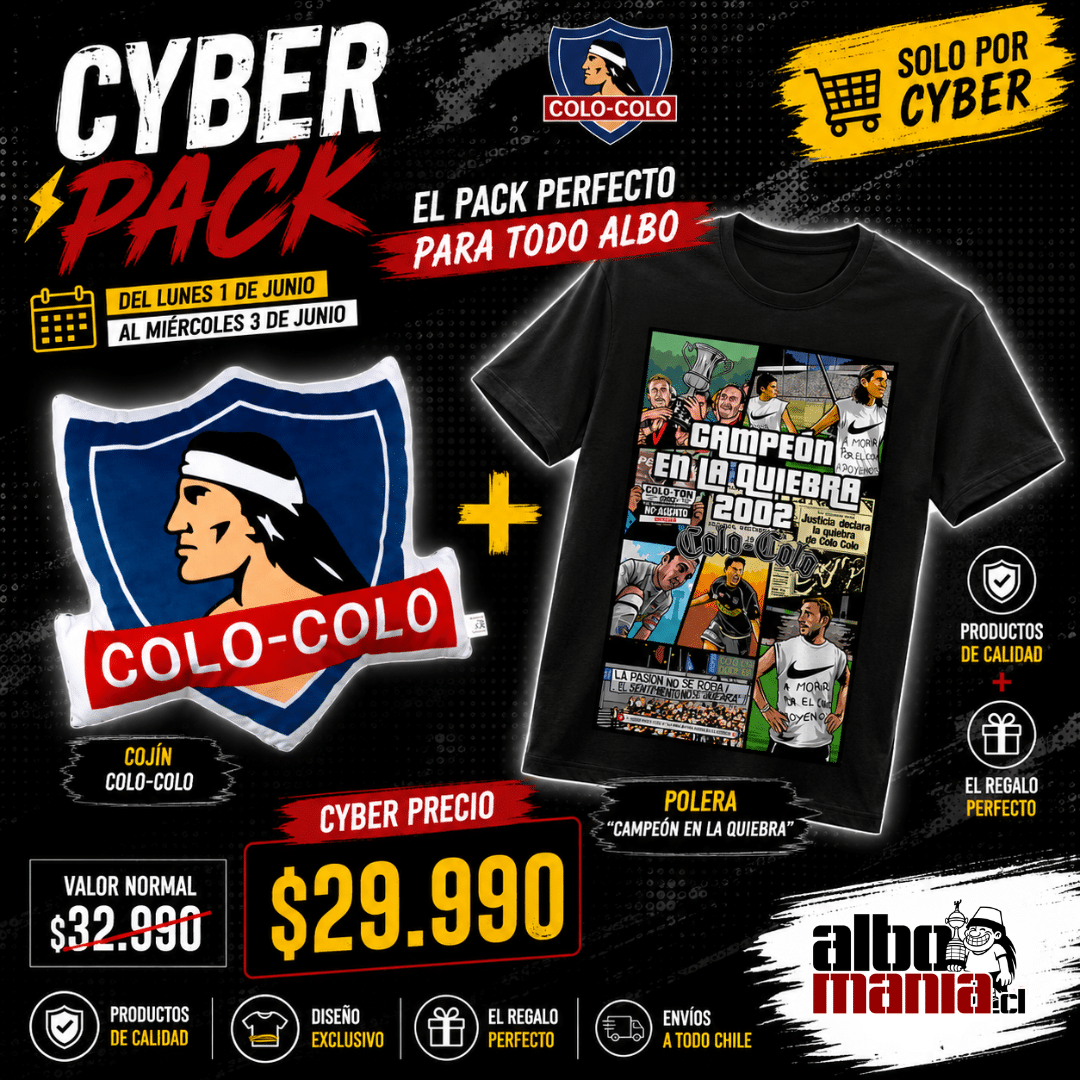 Pack Polera "Campeon en la Quiebra" + COJIN 45 CM