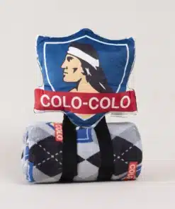 Manta con Mini Cojín Colo-Colo