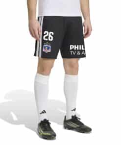 Short Negro Colo-Colo 2026 Adidas Full Estampado