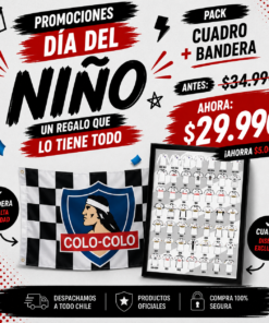 Pack Bandera + Cuandro Camisetas Historicas Local