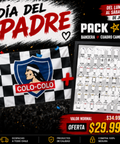 Pack Bandera + Cuandro Camisetas Historicas Local